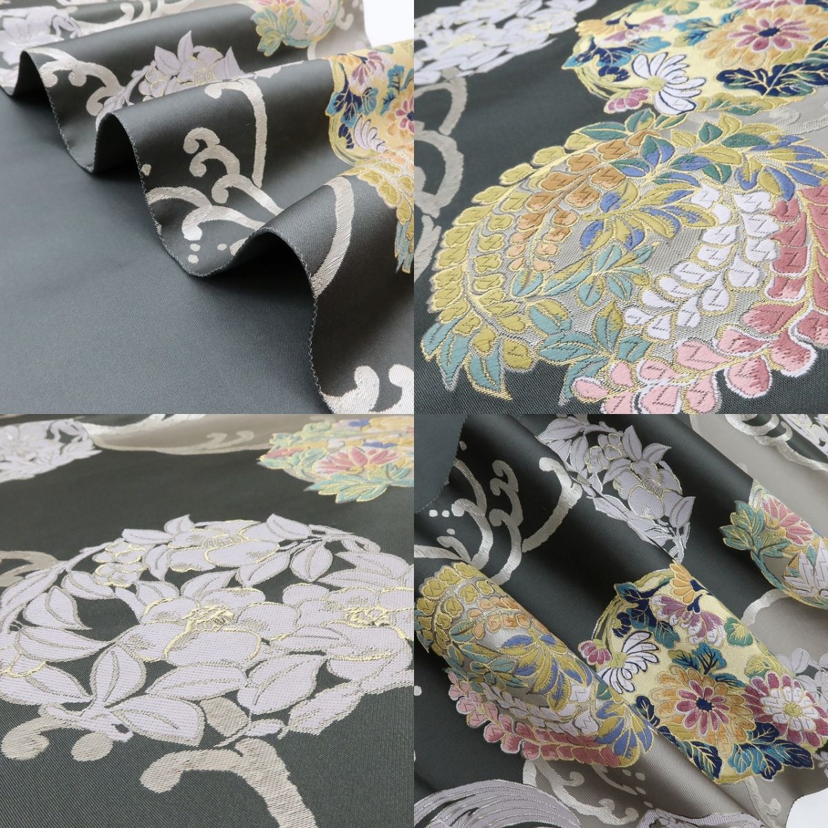 百華Y5644 新品 唐織 着物 正絹 袋帯