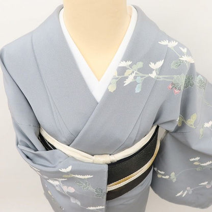 百華Y5651 新品 仕付け糸付 十日町友禅 遠田藤舟落款 着物 正絹 手縫い仕立て 訪問着