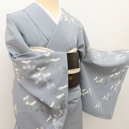 百華Y5651 新品 仕付け糸付 十日町友禅 遠田藤舟落款 着物 正絹 手縫い仕立て 訪問着