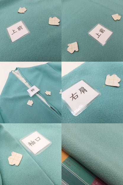 百華Y5653 友禅作家 岡部修治落款 トールサイズ 着物 正絹 手縫い仕立て 訪問着