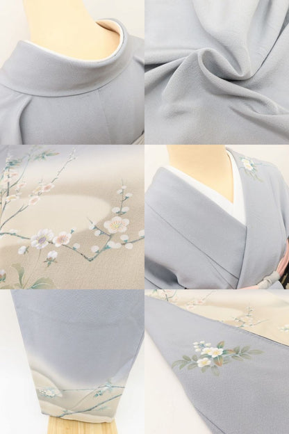 百華Y5665 美品 着物 正絹 手縫い仕立て 訪問着