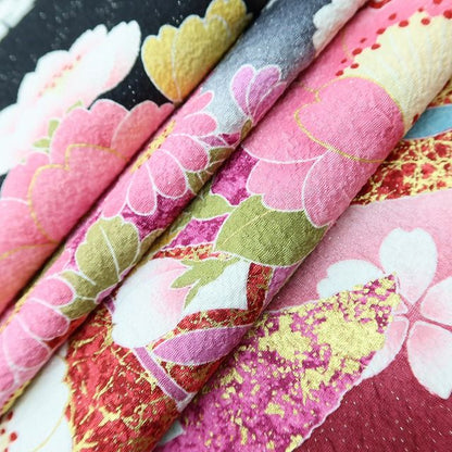 百華Y5671 美品 銀通し 着物 正絹 成人式 振袖