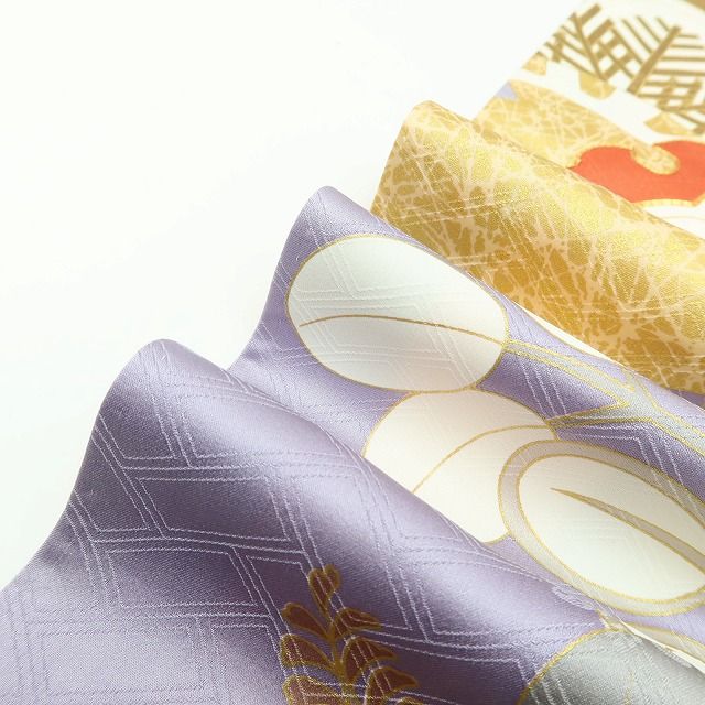 百華Y5673 吉澤友禅 吾妻徳穂落款 金駒刺繍 着物 正絹 手縫い仕立て 成人式 振袖