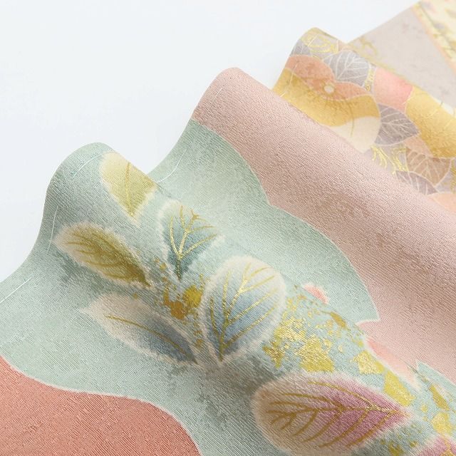 百華Y5686 新品 仕付け糸付 金駒刺繍 着物 正絹 手縫い仕立て 訪問着