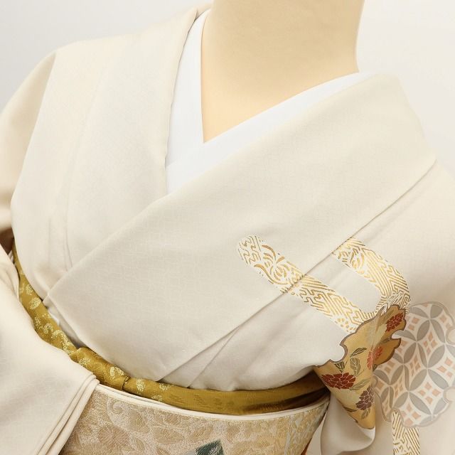 百華Y5691 美品未着用 雪輪 仕付け糸付 トールサイズ 着物 正絹 手縫い仕立て 訪問着