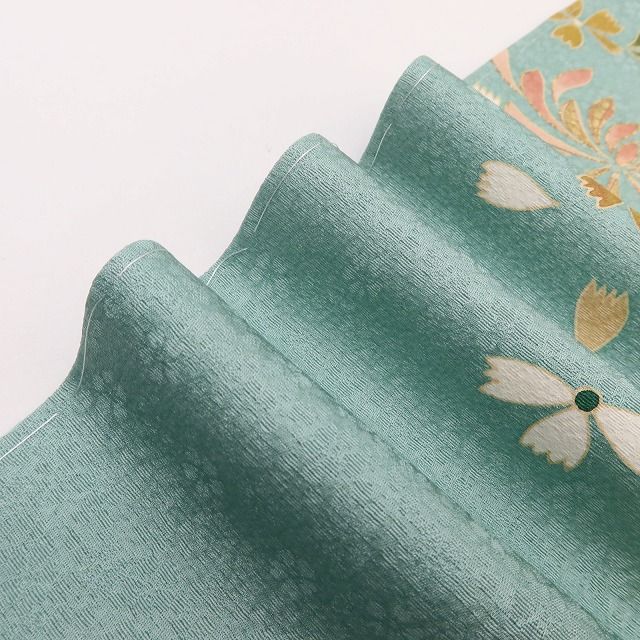百華Y5692 新品 仕付け糸付 金駒刺繡 着物 正絹 手縫い仕立て 訪問着