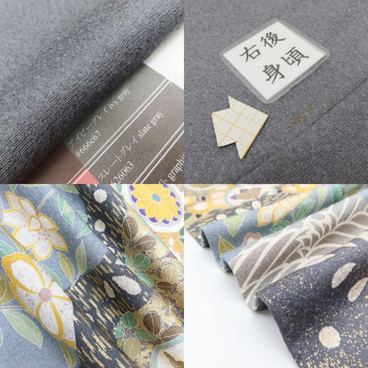 百華Y5694 美品 トールサイズ 着物 正絹 手縫い仕立て 訪問着
