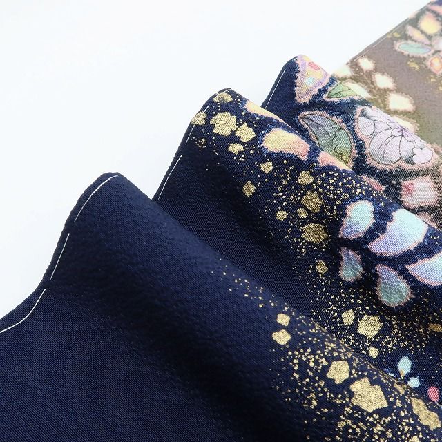百華Y5695 新品 仕付け糸付 翠山工房落款 やまと誂製 桐屋の辻が花 トールサイズ 着物 正絹 訪問着