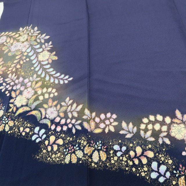 百華Y5695 新品 仕付け糸付 翠山工房落款 やまと誂製 桐屋の辻が花 トールサイズ 着物 正絹 訪問着