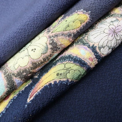 百華Y5695 新品 仕付け糸付 翠山工房落款 やまと誂製 桐屋の辻が花 トールサイズ 着物 正絹 訪問着