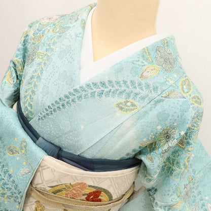 百華Y5696 美品 作家物落款 辻が花 着物 正絹 手縫い仕立て 訪問着