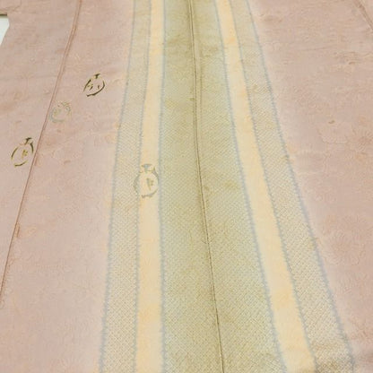 百華Y5702 美品 辻が花地紋 着物 正絹 手縫い仕立て 付下げ