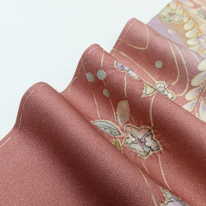 百華Y5703 新品 仕付け糸付 辻が花 着物 正絹 手縫い仕立て 訪問着