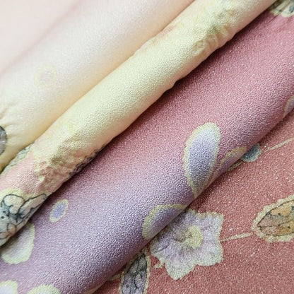 百華Y5703 新品 仕付け糸付 辻が花 着物 正絹 手縫い仕立て 訪問着