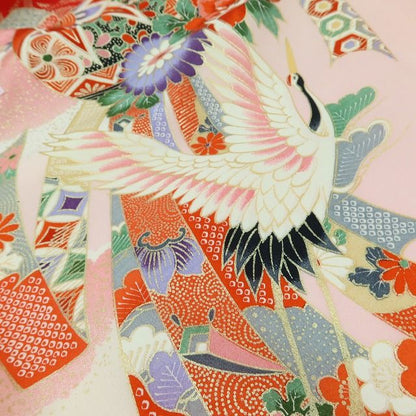 百華Y5707 美品未着用 着物 お宮参り 七五三 初着 掛け着 祝着 女の子