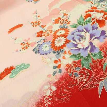 百華Y5707 美品未着用 着物 お宮参り 七五三 初着 掛け着 祝着 女の子