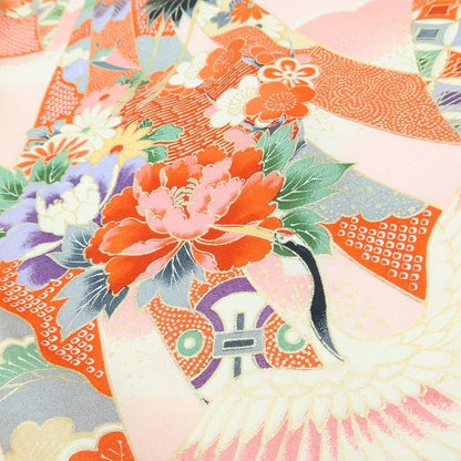 百華Y5707 美品未着用 着物 お宮参り 七五三 初着 掛け着 祝着 女の子