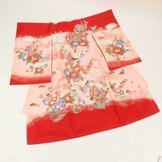 百華Y5707 美品未着用 着物 お宮参り 七五三 初着 掛け着 祝着 女の子