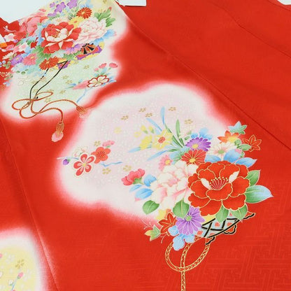 百華Y5708 新品 着物 お宮参り 七五三 初着 掛け着 祝着 女の子