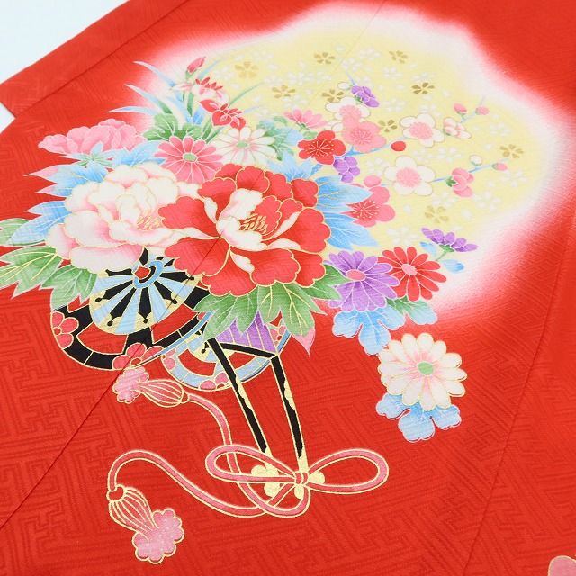 百華Y5708 新品 着物 お宮参り 七五三 初着 掛け着 祝着 女の子