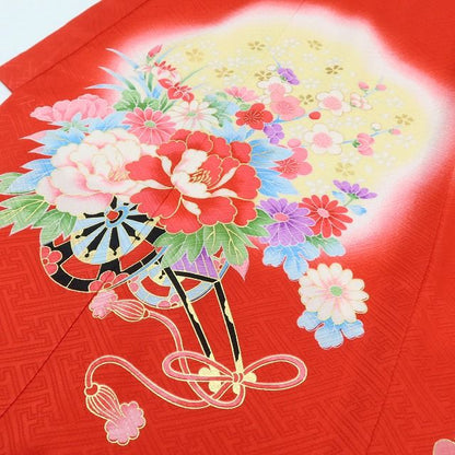 百華Y5708 新品 着物 お宮参り 七五三 初着 掛け着 祝着 女の子