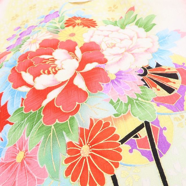 百華Y5708 新品 着物 お宮参り 七五三 初着 掛け着 祝着 女の子
