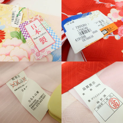 百華Y5708 新品 着物 お宮参り 七五三 初着 掛け着 祝着 女の子
