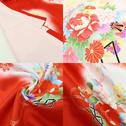 百華Y5708 新品 着物 お宮参り 七五三 初着 掛け着 祝着 女の子
