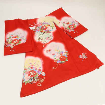 百華Y5708 新品 着物 お宮参り 七五三 初着 掛け着 祝着 女の子