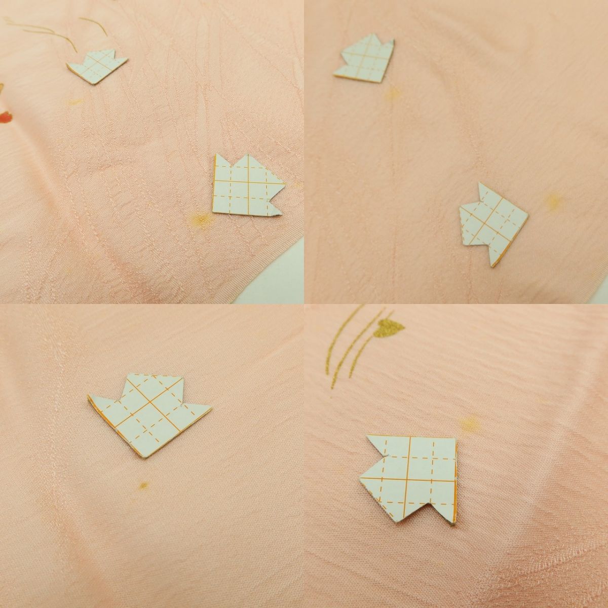 百華Y5715 ５枚セット 着物 正絹 和装小物 帯揚げ