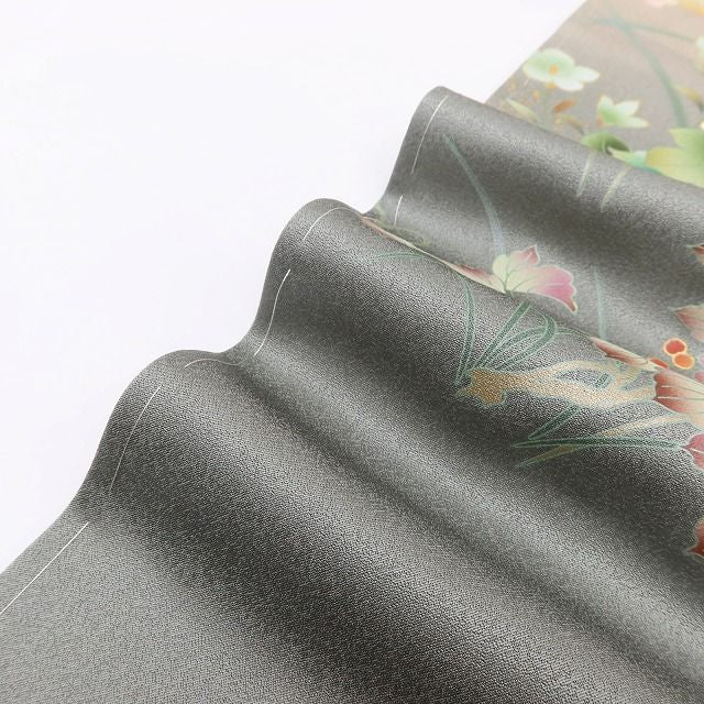 百華Y5717 新品 仕付け糸付 作家物落款 着物 正絹 手縫い仕立て 訪問着