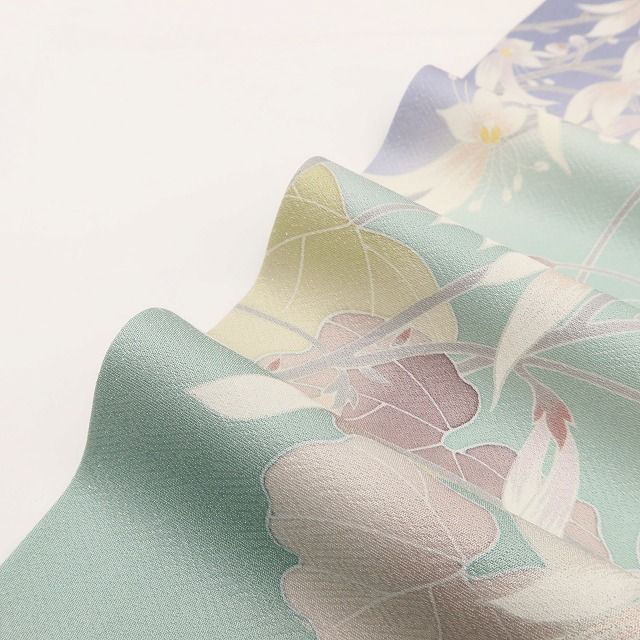 百華Y5720 美品 着物 正絹 手縫い仕立て 訪問着