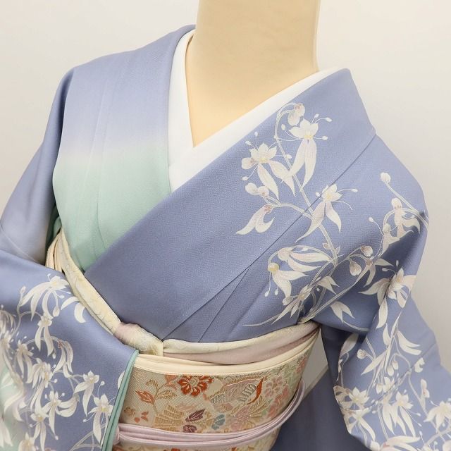 百華Y5720 美品 着物 正絹 手縫い仕立て 訪問着