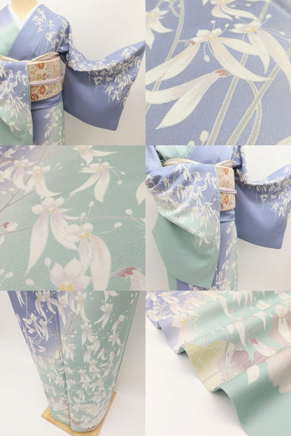 百華Y5720 美品 着物 正絹 手縫い仕立て 訪問着