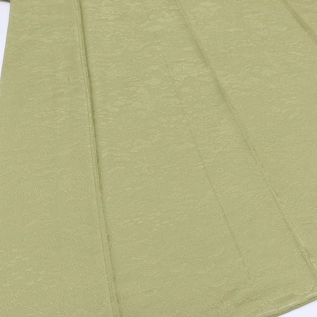 百華Y5726 新品 仕付け糸付 さが美謹製 着物 正絹 手縫い仕立て 色無地
