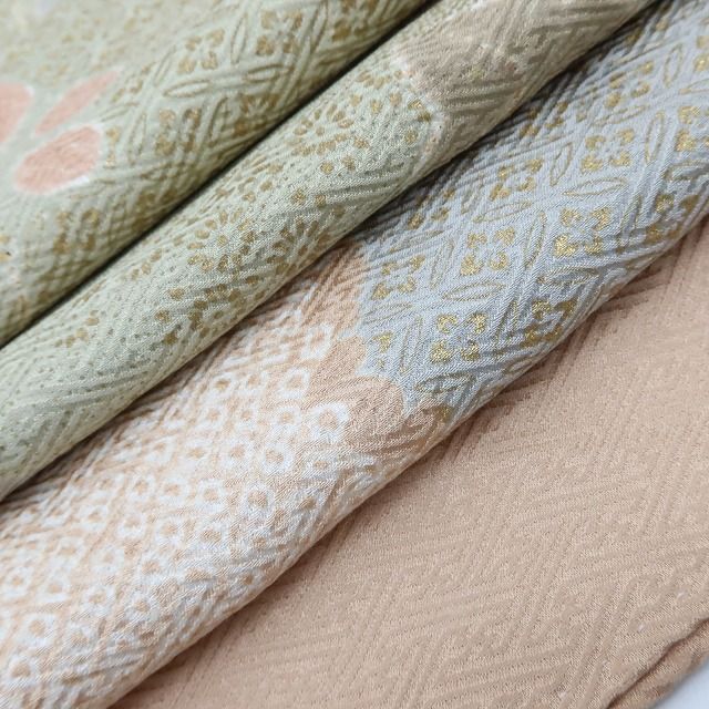 百華Y5737 美品 着物 梅 紅葉 正絹 手縫い仕立て 訪問着　