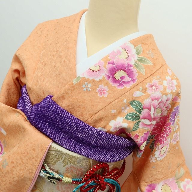 百華Y5740 美品 振袖・長襦袢２点セット 着物 成人式　
