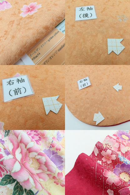 百華Y5740 美品 振袖・長襦袢２点セット 着物 成人式　