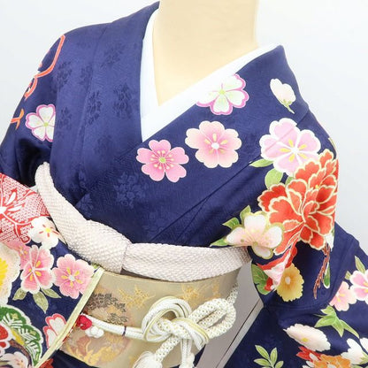 百華Y5741 美品 振袖・長襦袢２点セット 着物 成人式　