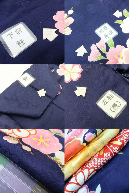 百華Y5741 美品 振袖・長襦袢２点セット 着物 成人式　