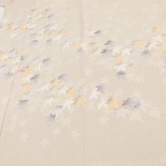 百華Y5746 美品 着物 正絹 紅葉 手縫い仕立て 訪問着