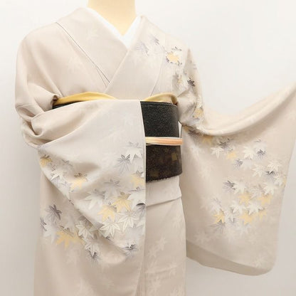 百華Y5746 美品 着物 正絹 紅葉 手縫い仕立て 訪問着
