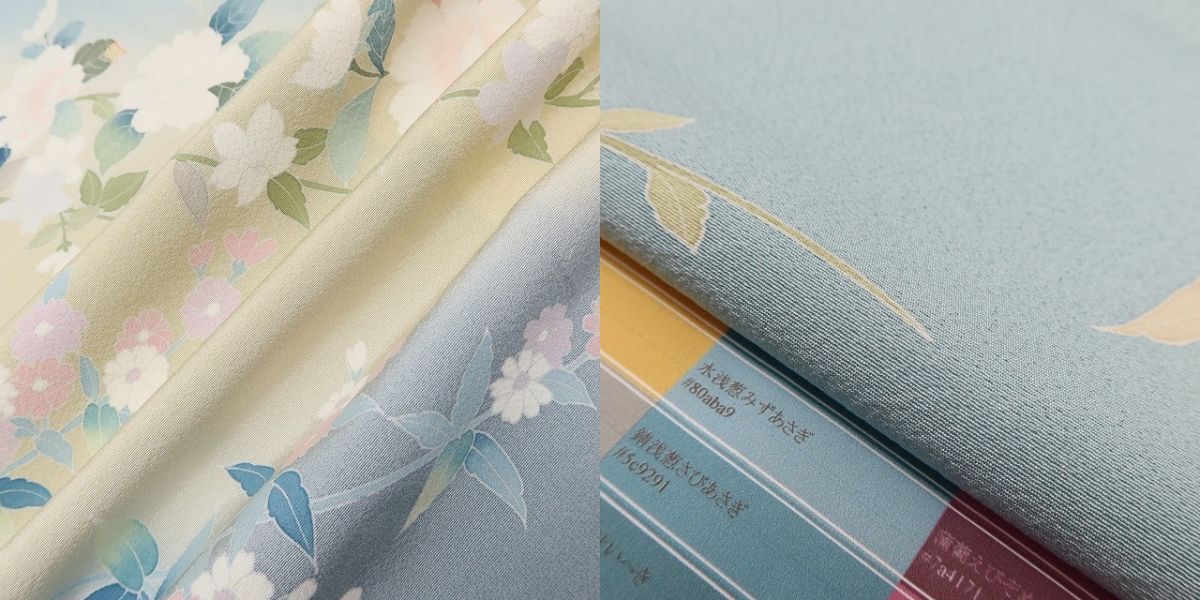 百華Y5748 新品 手描き友禅 仕付け糸付 着物 正絹 手縫い仕立て 訪問着