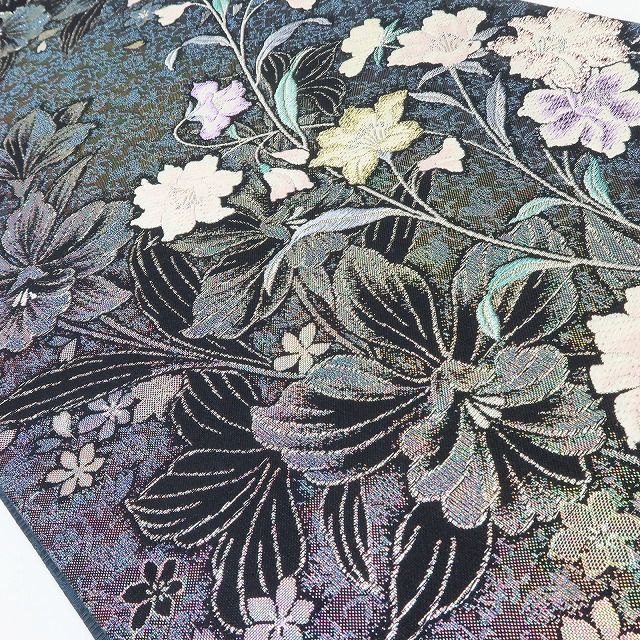 百華Y5752 新品 着物 正絹 成人式 袋帯