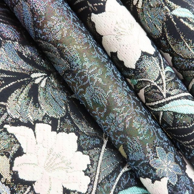 百華Y5752 新品 着物 正絹 成人式 袋帯