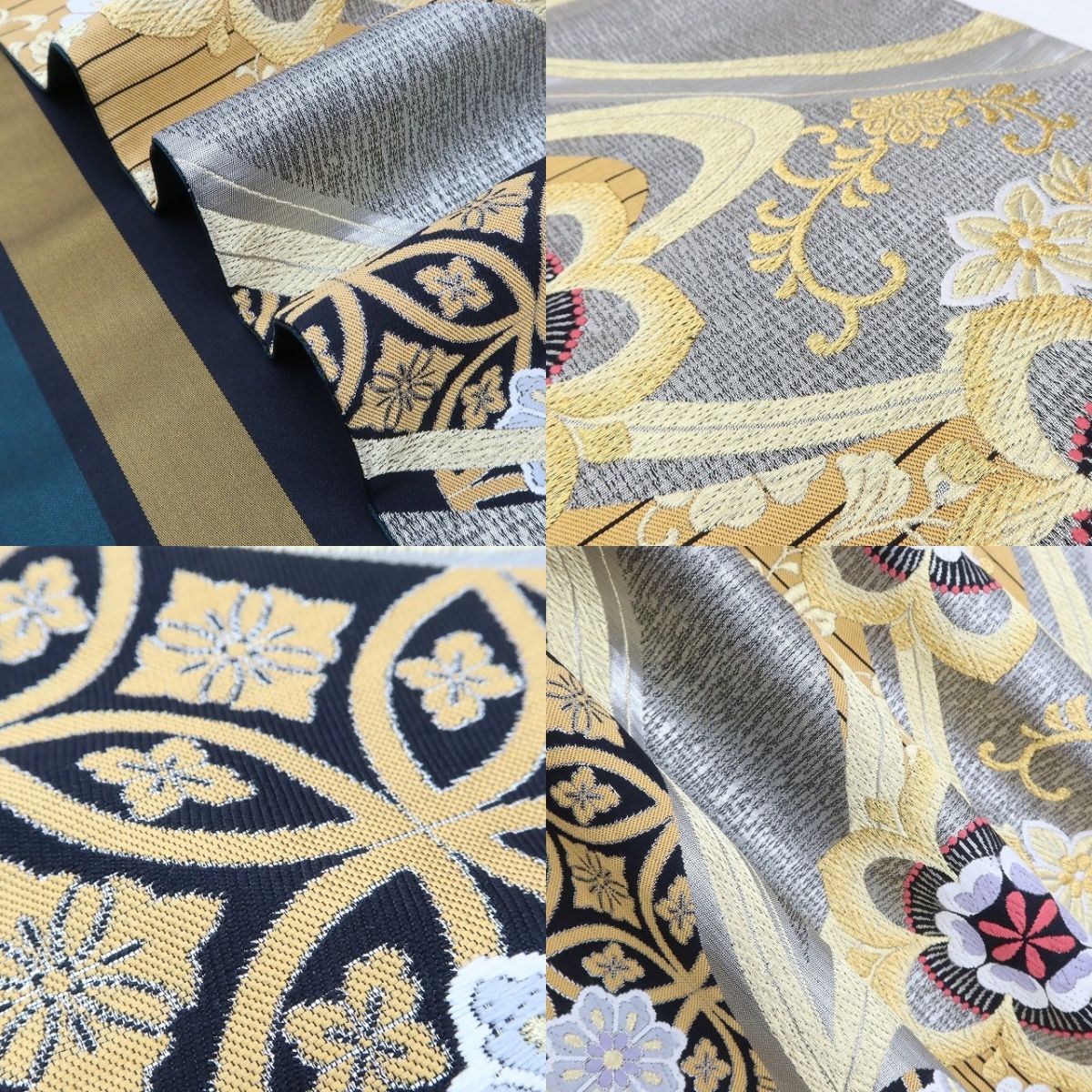 百華Y5753 新品 着物 正絹 成人式 袋帯
