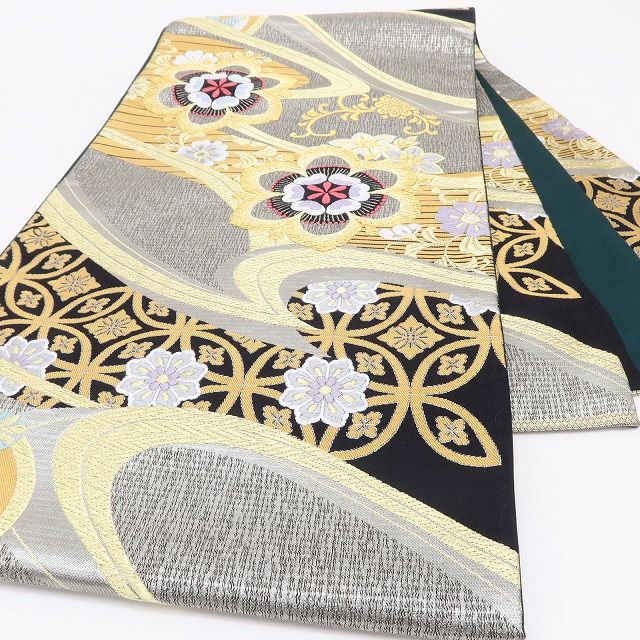 百華Y5753 新品 着物 正絹 成人式 袋帯