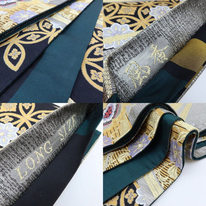 百華Y5753 新品 着物 正絹 成人式 袋帯
