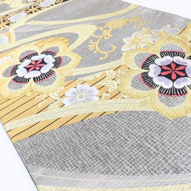 百華Y5753 新品 着物 正絹 成人式 袋帯