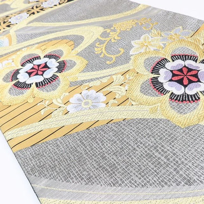 百華Y5753 新品 着物 正絹 成人式 袋帯